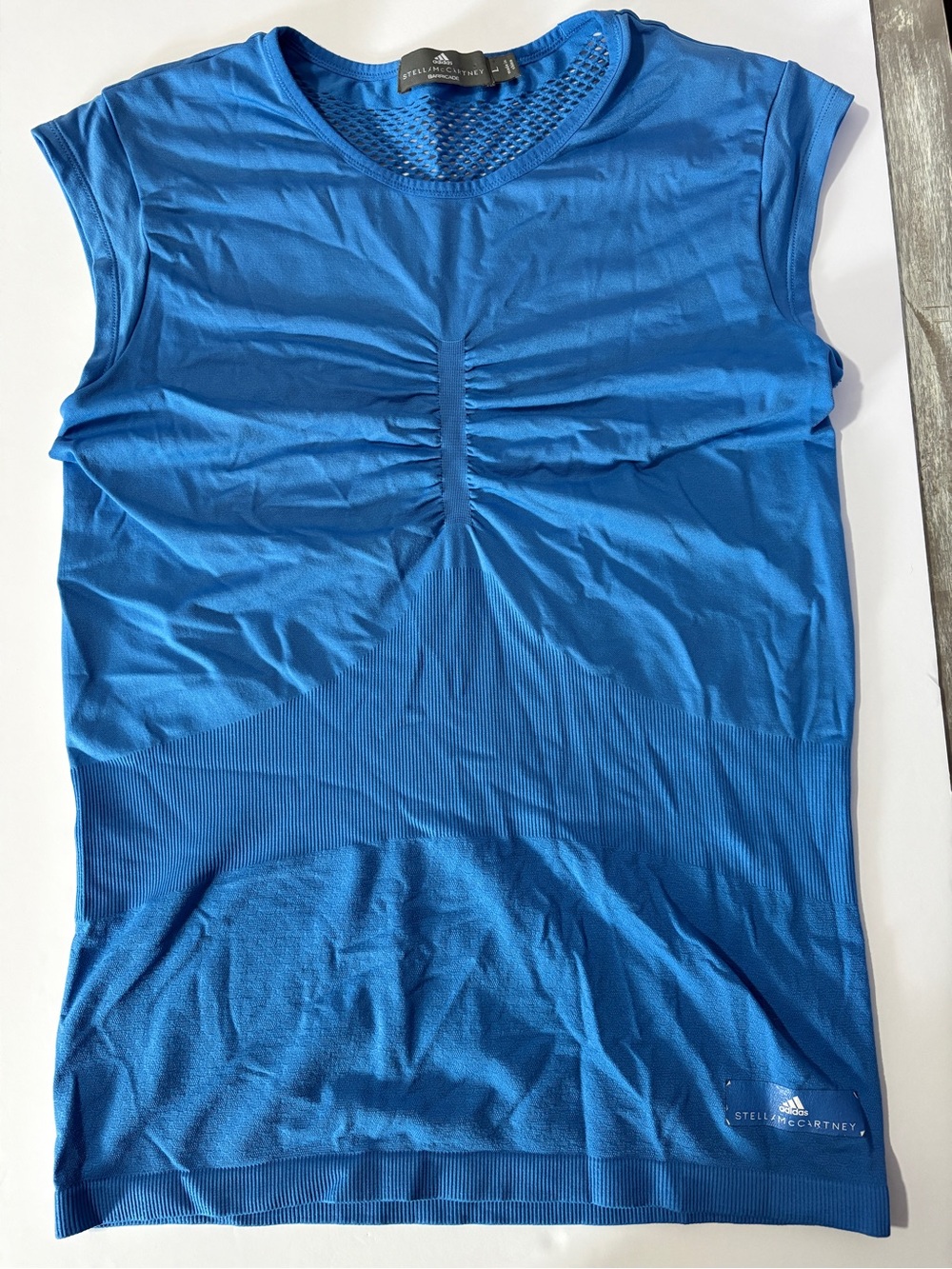 Adidas by Stella McCartney Blue Sleeveless Performance Tennis Top